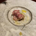 馳走 啐啄一十  - 【写真⑭】榊山牛(サーロイン)生ハム