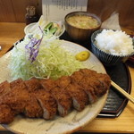 とんかつ桂 - 上ロースかつ定食１５００円