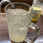 季節一品料理 藤原 - 夢酎と炭酸水、へべす果汁のハイボール