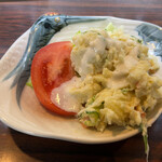 季節一品料理 藤原 - ポテトサラダ　400円