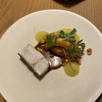 communico - 魚料理　満腹具合で調整(半分)していただきました