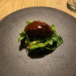 communico - 肉料理　満腹具合で調整(半分)していただきました。