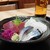小松水産の海鮮丼 - 刺身三点盛り