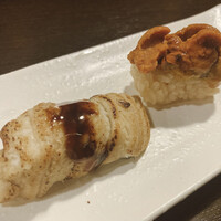 秀徳 2号店 - 煮アナゴ•バフンウニ