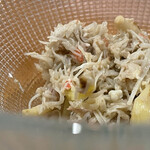 f - ずわい蟹とひろっこ