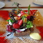 ビストロ ダイア - 盛りつけが綺麗なクランベリー入りパテ