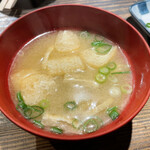 やき鳥 一代 - 味噌汁