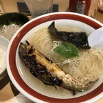 鮎ラーメン+ - 〆！