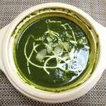 インドネパールレストラン アイサ - ほうれん草チキンカレー