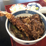 やぶ月 - ミニ黒天丼