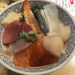 寿司あおい - 市場海鮮丼のアップ