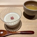料理屋 稲家 - 【 酒粕プリン 】