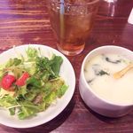 タゴライス 広島店 - サラダ＆スープ