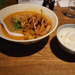中華屋さん みのる 川口店 - 日替わりの辛ネギチャーシュー担々麺とライスは無料