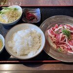炭火焼肉 やきや - まんぷく焼肉定食980円（税抜）