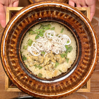 割烹 柊 - ・大葉と浅利とヤリイカの釜焚きご飯