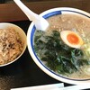 Nanakai - セットメニュー（しおとんこつ&チャーシュー飯）760円