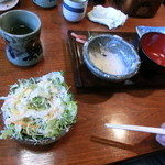 誠寿司 - 最後に子供の分のサラダも・・・責任もって食べましたぁ～