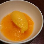 ラ カンロ - オレンジのソルベ。甘い甘い。