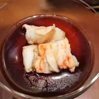 ラ カンロ - 濃厚な海老コンソメの上にぷりぷりあかざ海老。