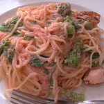 エルマール - Aランチ（ホタテと菜の花の明太子スパゲッティ）