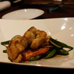 ヒラメのムニエル ノアゼットソース