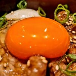 中華蕎麦 とみ田 - 比内地鶏の卵黄