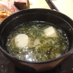 Sushiya Ginzou - あおさの味噌汁