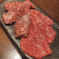 炭火焼肉 ふちおか - ハラミ、トウガラシ