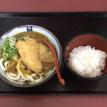 四代目横井製麺所 - 鶏カツカレーうどんセット