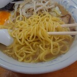 Ramen Rishiri - 豚骨味噌ラーメン_880円　麺アップ
