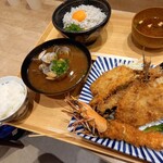 漁師食堂 三河丸 - エビフライ定食DX