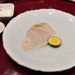 すし 良月 - あわびの貝柱