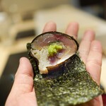 すし 良月 - 鯖棒鮨海苔巻き