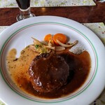 萩の亭 - コリコリハンバーグ