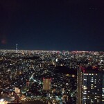 JOE'S SHANGHAI NEWYORK - 店内から東京の夜景 スカイツリー方面