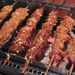 千里香 - 羊肉の串焼き3種類
