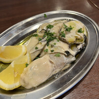 トラットリア イル レガーロ - 兵庫県産生カキ・サムライオイスター
                    　カルパッチョレモン添え　1,320円