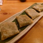日本酒庵　吟の杜 - 湯葉包みアスパラ餅