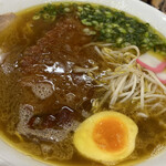 Torigara ramen harezou - チャーシューもあるよ 癒しのネギ カマボコ もやし