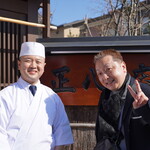 天ぷら 正心庵 - 左：川口料理長と右：高村さん