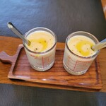 フォセッタ - 前菜盛り合わせ：じゃがいもの冷製ポタージュ