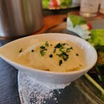 フォセッタ - 前菜盛り合わせ：新玉葱のムース