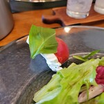 フォセッタ - 前菜盛り合わせ：カプレーゼ