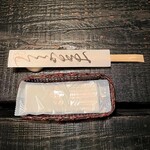 はまぐり屋 - 箸入れは手書きのようでビックリです