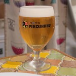 トリワイン ＰＩＫＯＳＨＨＨＵ - 熟撰生ビール２杯目