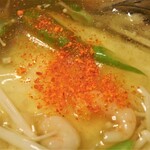 黒ぢょか - 唐辛子投入