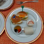 Dainingu Kafe Kuremento - 真ん中の段  サンドイッチ