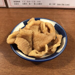 仙台中華そば 銘店嘉一 - 鶏皮。