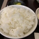 やわらかとんかつ 喜楽屋  - ご飯